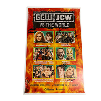 Gcw/Jcw Vs The World Signed Event Poster