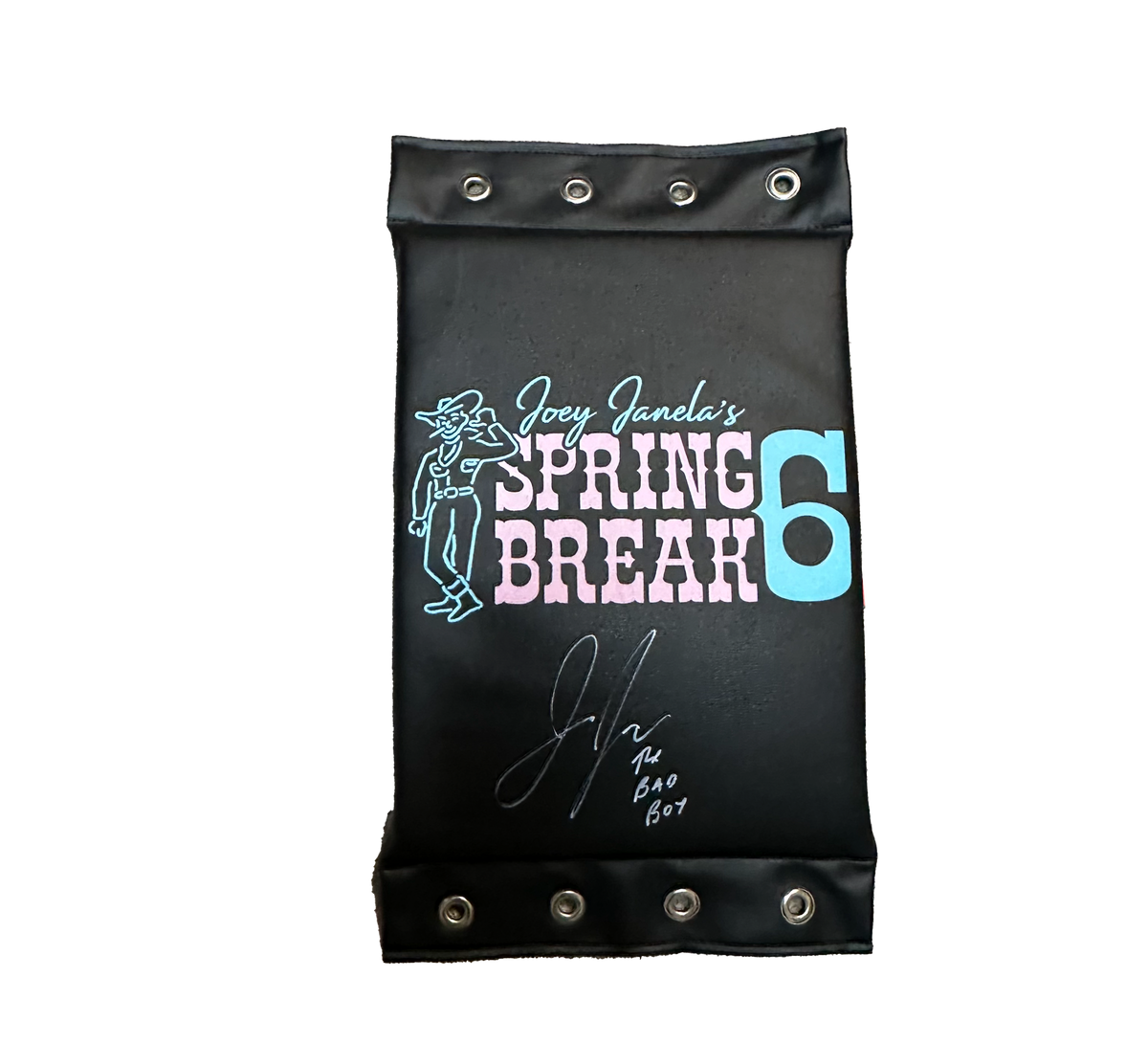 Ring Used Spring Break 6 Turnbuckle Signed by Joey Janela Game