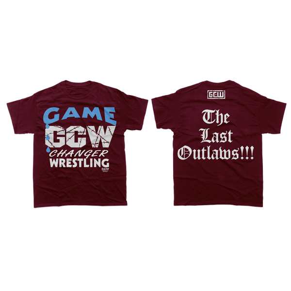 The Last Outlaws Maroon/ Blue T-Shirt