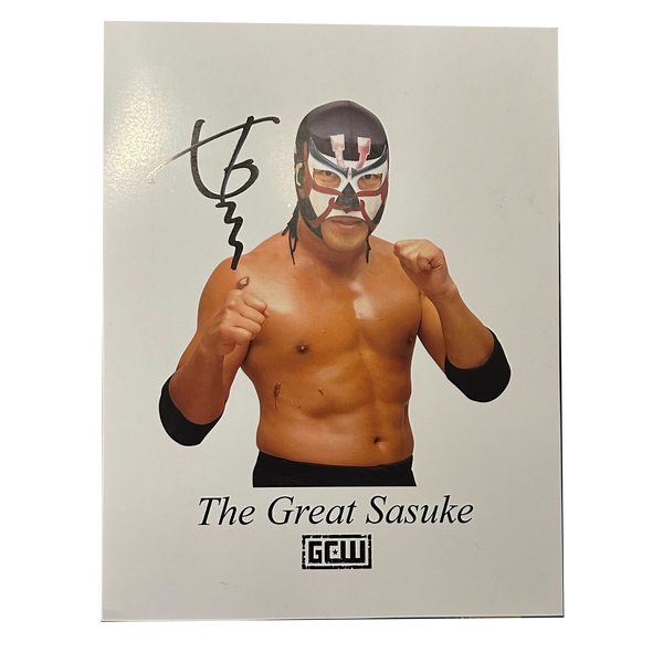 Great Sasuke Signed 8x10
