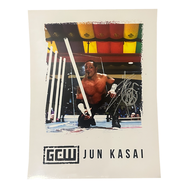 Jun Kasai Signed 8x10