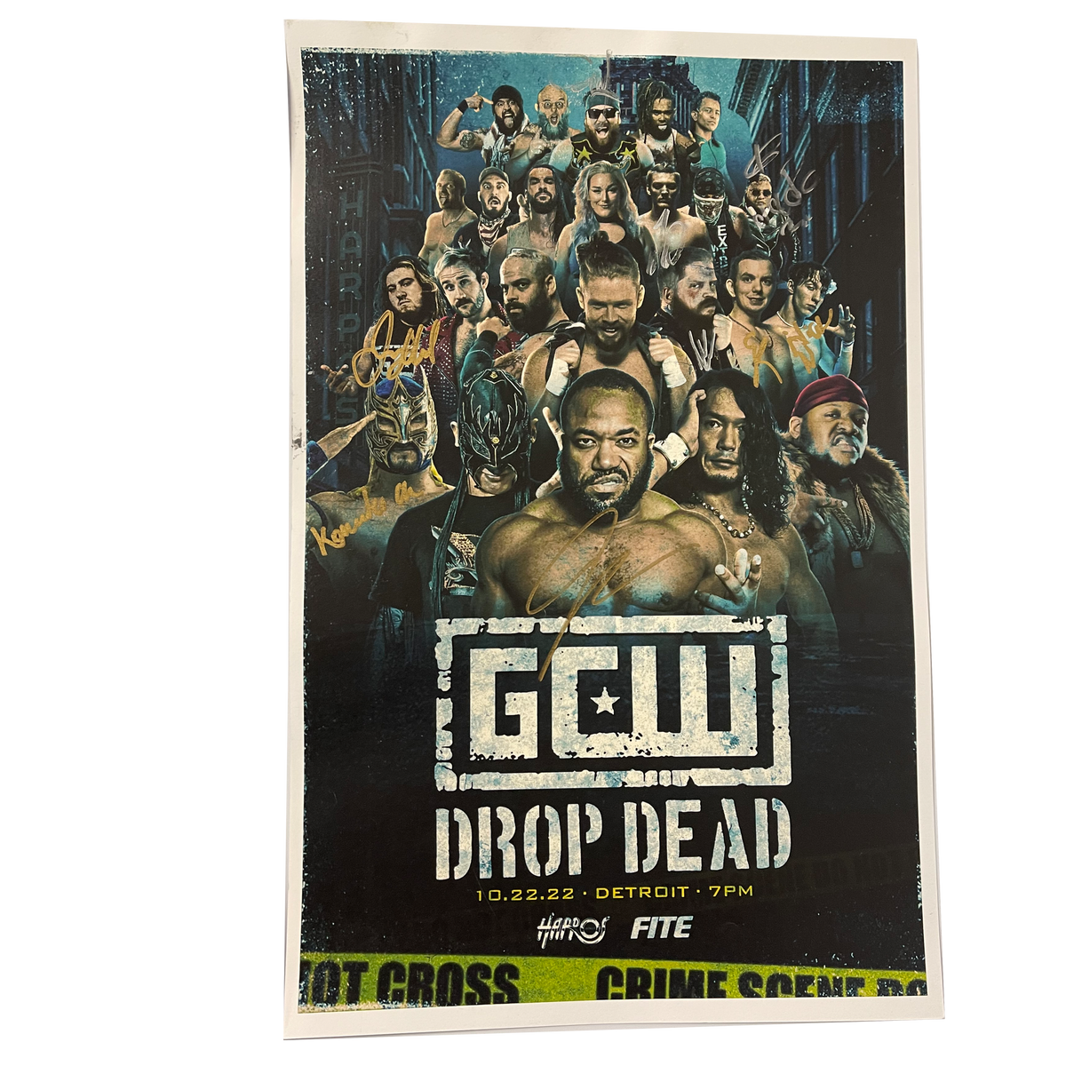 Drop Dead Signed Event Poster Game Changer Wrestling drop-dead-signed-event-poster-game-changer-wrestling