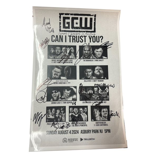 Can I Trust You? Signed Event Poster