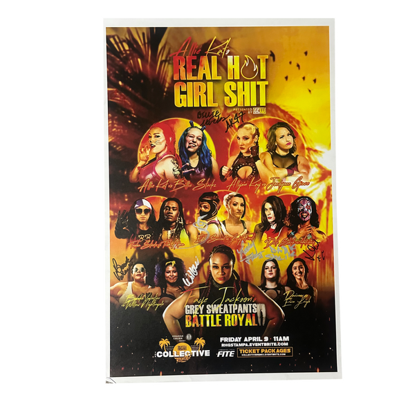 Allie Kat’s Real Hot Girl Shit Signed Event Poster