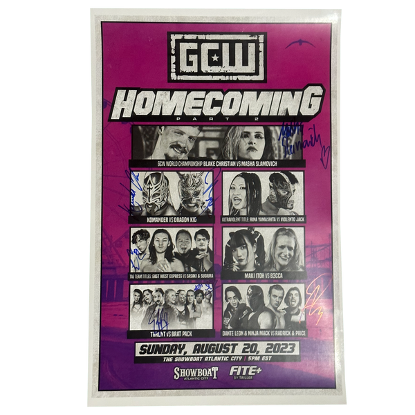 Homecoming 2023 Part 2 Signed Event Poster
