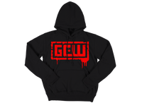 Red Drip Pull Over Hoodie