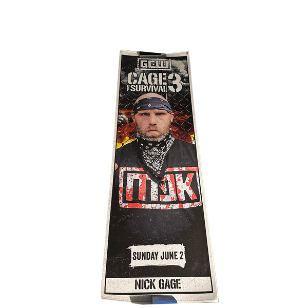 Cage of Survival 3 Nick Gage Ringside Banner