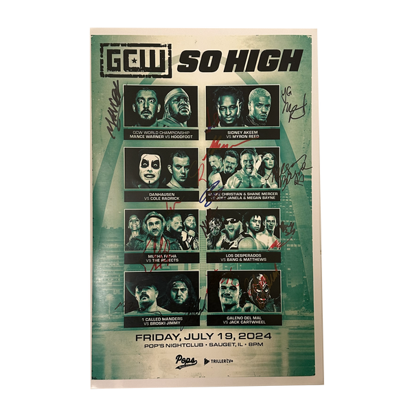 So High Signed Event Poster