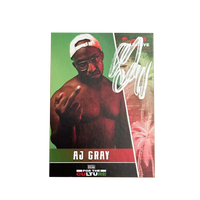 AJ Gray Signed Trading Card