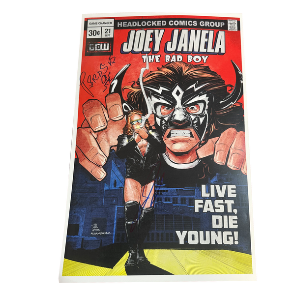 Live Fast Die Young Janela/ Psychosis Poster