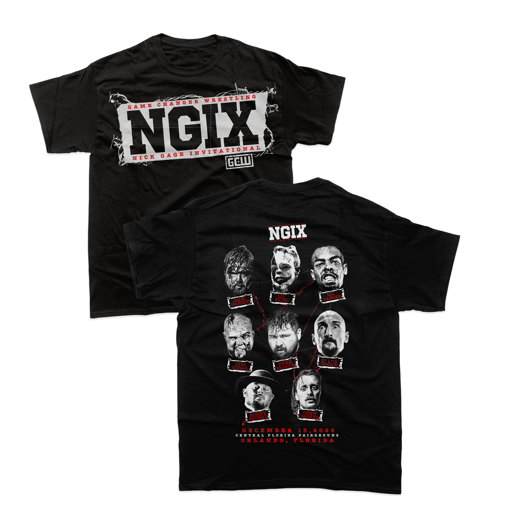 ENTH GAME Tシャツ XXL NGIX EVENT T-SHIRT – Game Changer Wrestling
