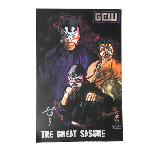 Great Sasuke Signed 11X17