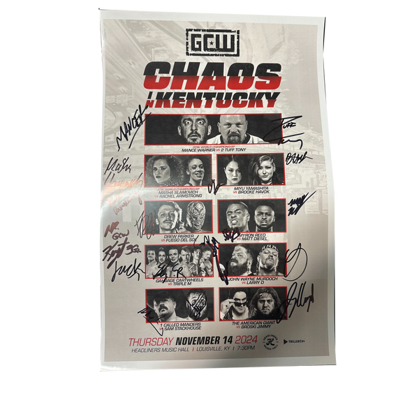 Chaos in Kentucky Event Poster