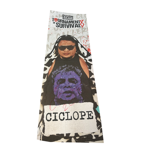 Ciclope TOS 8 *Signed* Ringside Banner