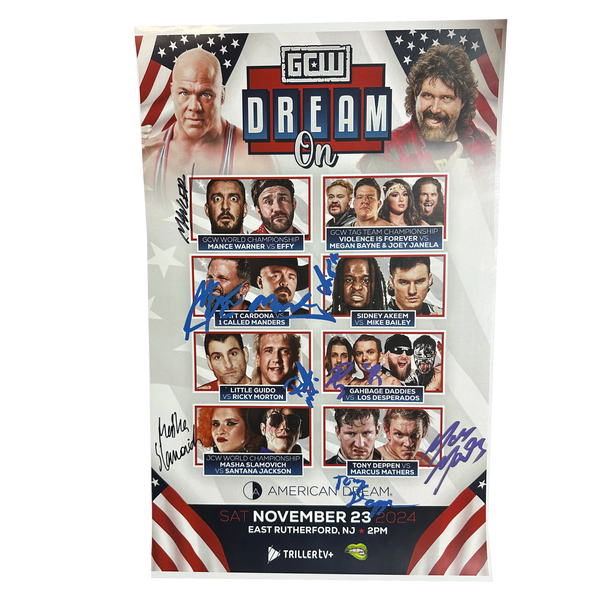 Dream On Signed Event Poster