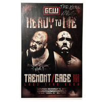 Ready To Die Signed Match Poster