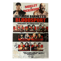 The Collective 2020 Josh Barnetts's Bloodsport Signed Event Poster