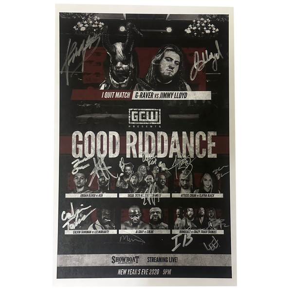 Good Riddance Signed Event Poster