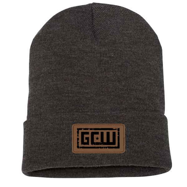 Patch Beanie Dark Grey