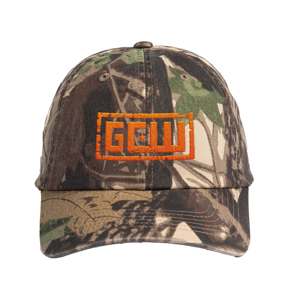 Camo/Orange Dad Hat
