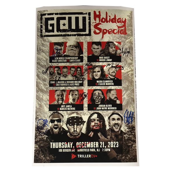 Holiday Special Signed Event Poster