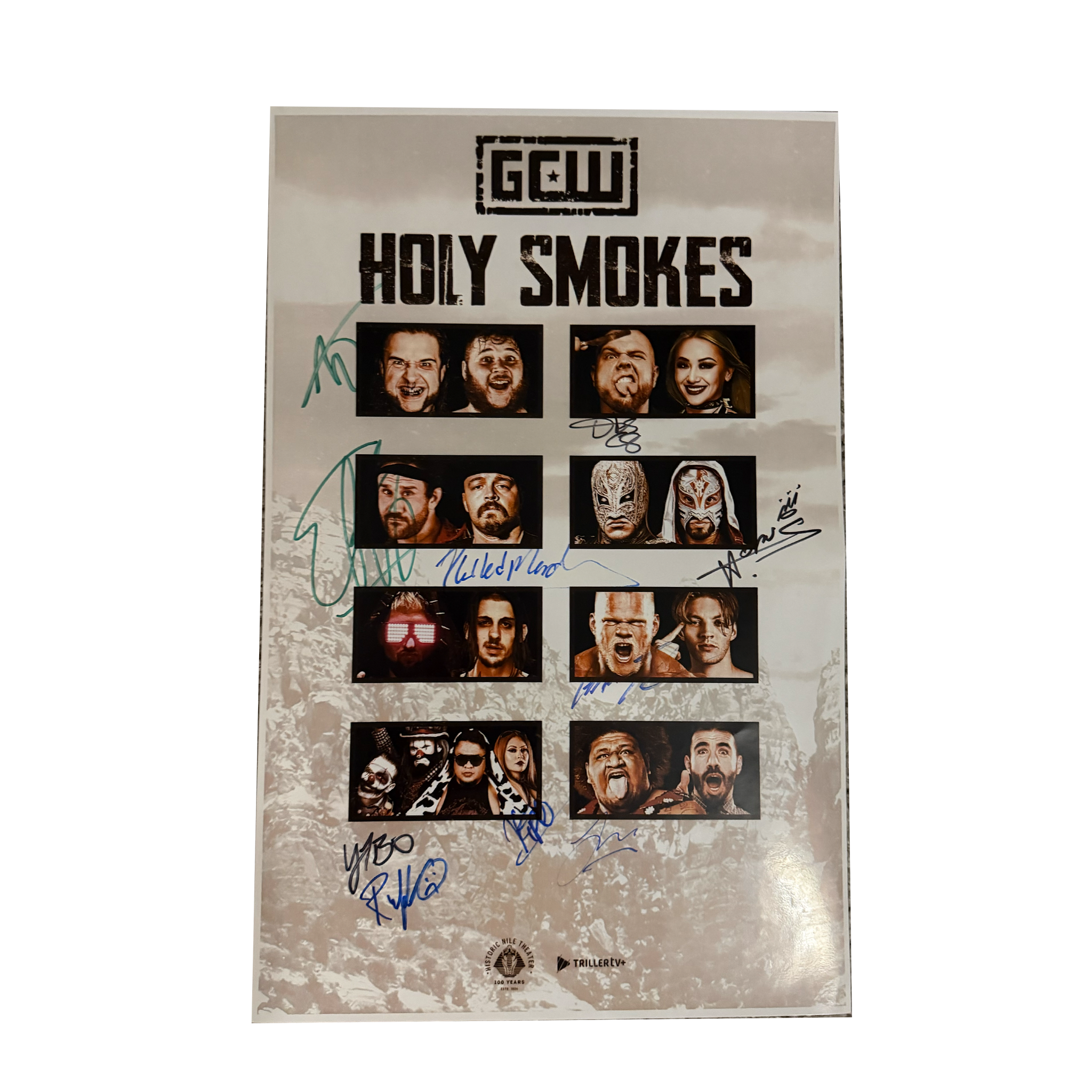 Signed Event Posters – Game Changer Wrestling display picture 1