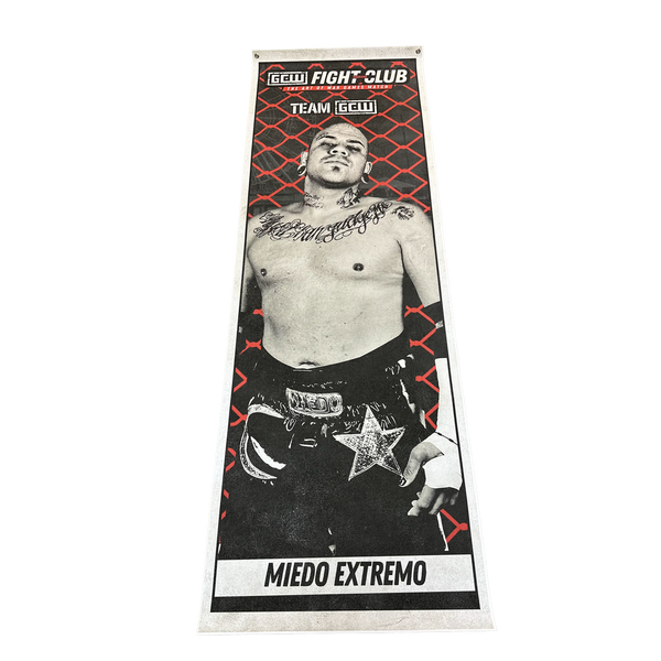 Miedo Extremo Fight Club Ringside Banner *NOT SIGNED*