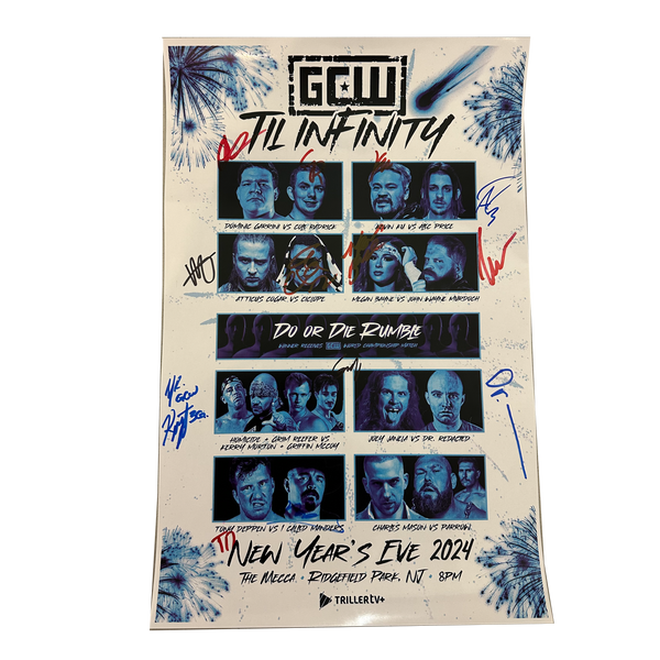 Till Infinity Signed Event Poster