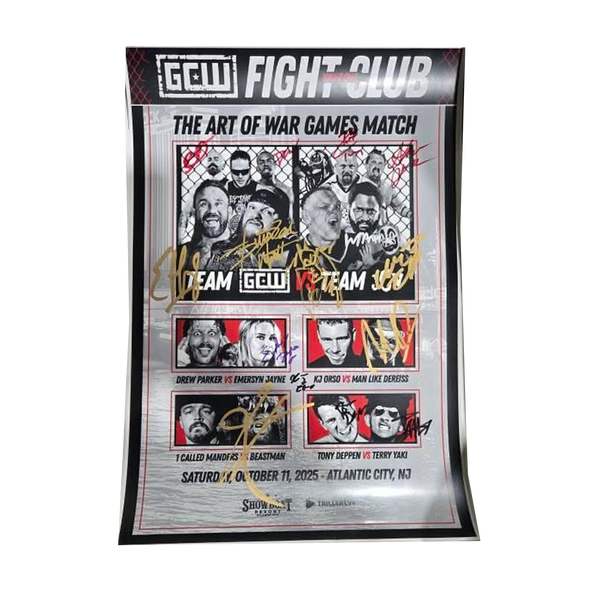 Fight Club Night 1 Signed Event Poster