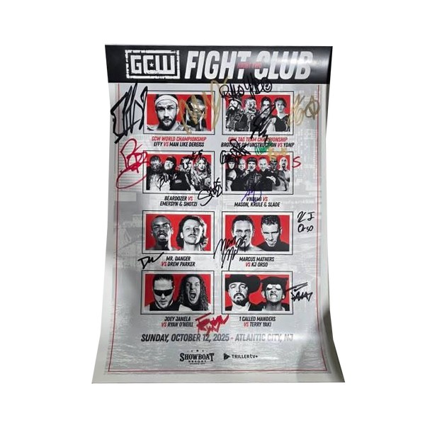 Fight Club Night 2 Signed Event Poster