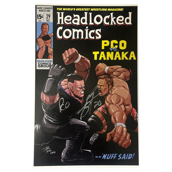 The Dynasty Tanaka/ Pco Signed Match Poster