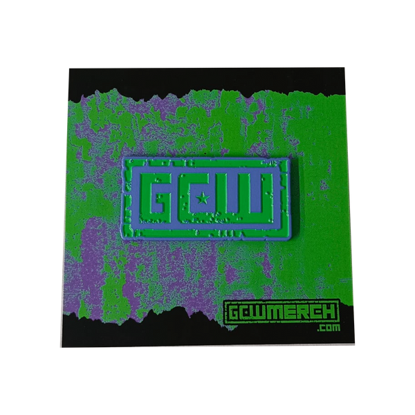 Logo Pin Green/ Purple