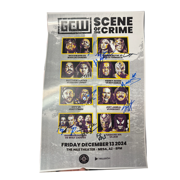 Scene of the Crime Signed Event Poster