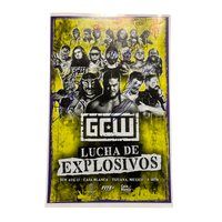Lucha De Explosivos Signed Event Poster