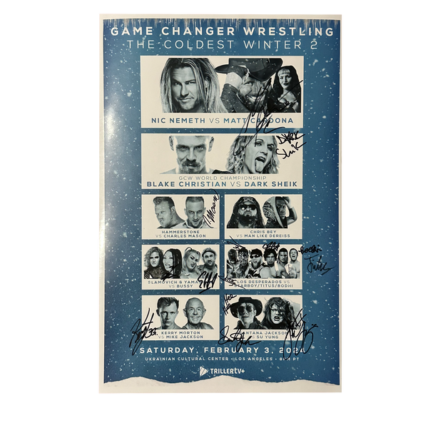 The Coldest Winter 2 Signed Event Poster