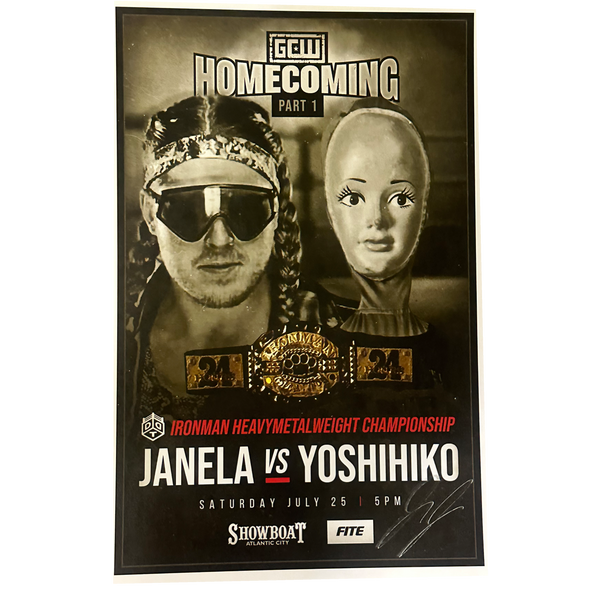 Homecoming 2020 Night 1 Janela / Yoshihiko Match Poster