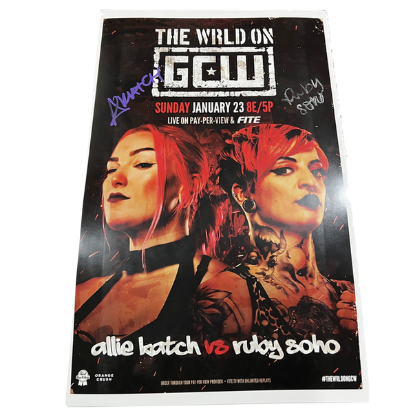 Katch Vs. Soho The Wrld on GCW Match Poster
