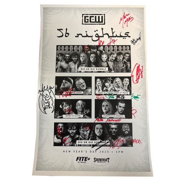 56 Nights Signed Event Poster