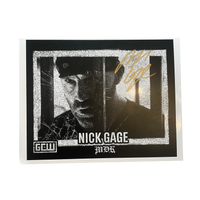 Nick Gage Signed 8x10