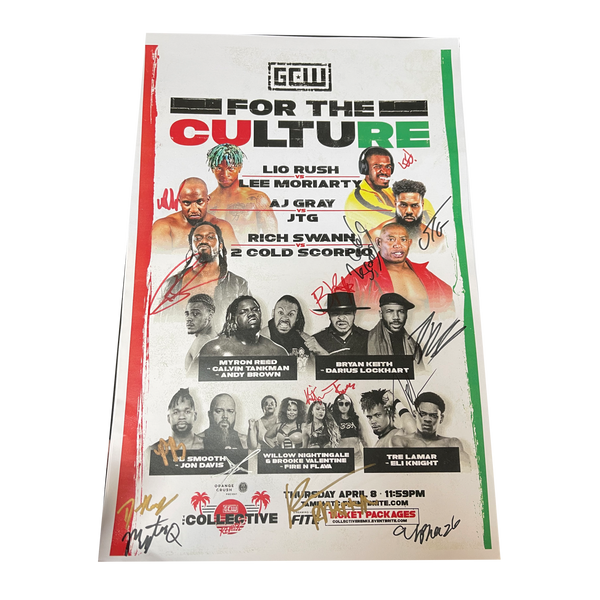 For The Culture Signed Event Poster