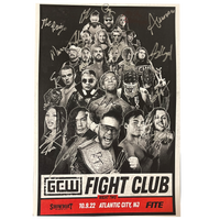 Fight Club Night 2 Signed Event Poster