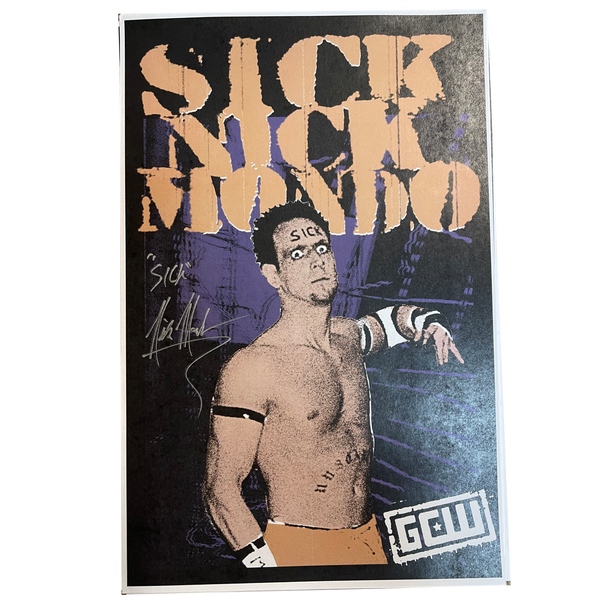 "sick" Nick Mondo Signed 11x17