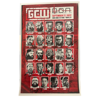 GCW Japan D.O.A. Signed Event Poster
