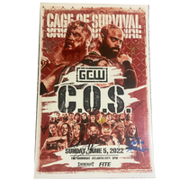 Cage of Survival Signed Event Poster