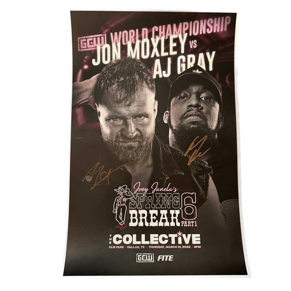 Joey Janela's Spring Break 6 Mox Vs AJ Gray Match Poster