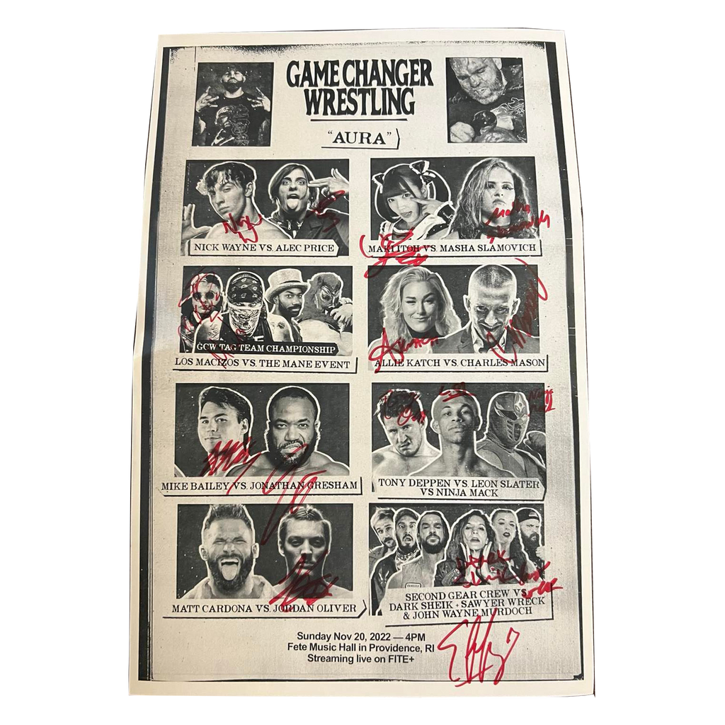 aura-signed-event-poster-game-changer-wrestling