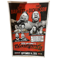 Josh Barnett's Bloodsport 2 Signed Event Poster