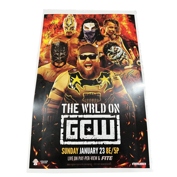 The Wrld on GCW Lucha Match Poster
