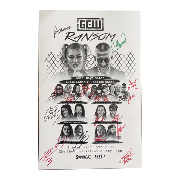 Ransom Signed Event Poster