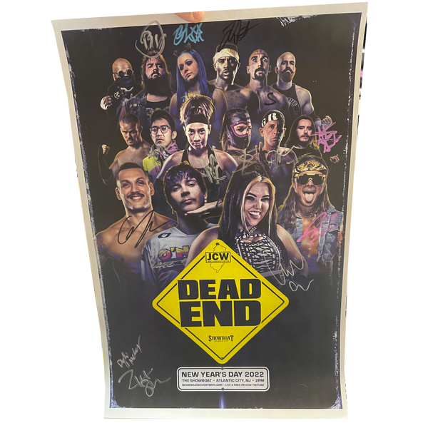 JCW Dead End Signed Event Poster